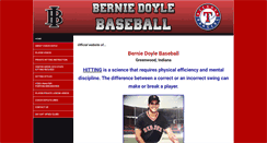 Desktop Screenshot of berniedoylebaseball.com